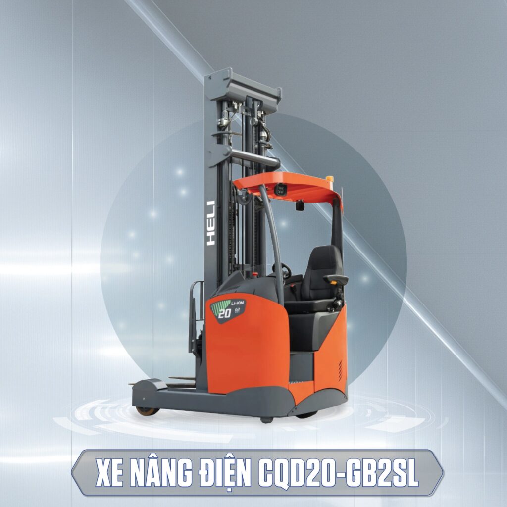 xe điện kho lạnh đứng lái